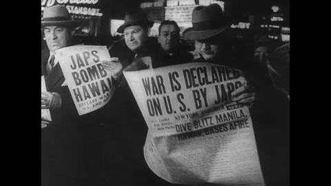 1941-Bombarding / Pearl Harbor / Second World War / 1941 Stock Footage 77829751