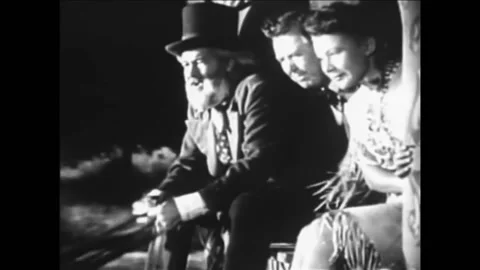 1941 - In this western film, a cowboy on... | Stock Video | Pond5