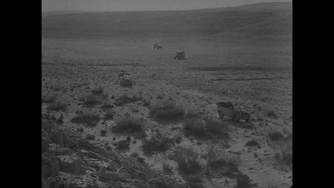 1942-German Africa Corps / North Africa / 1941 - 1942 Stock Footage