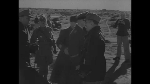 1942-German Africa Corps / North Africa / 1941 - 1942 Stock Footage