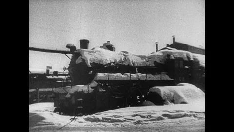 1942-Second World War / Siege of Leningrad / USSR / 1941 - 1942 Vídeos de archivo 77897647