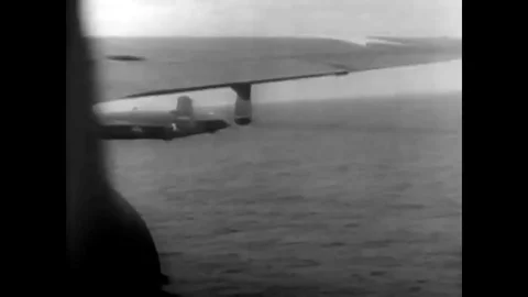 1942 - USAF planes under command of Jimmy Doolittle bombed Tokyo, targeting Stock Footage 82998539