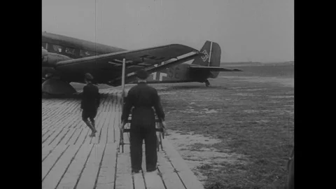 1943-Benito Mussolini / Adolf Hitler / State Visit / 1943 Stock Footage