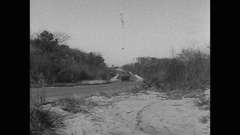 1943-DUKW / Test / Second World War / 1943 Stock Footage