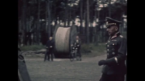 1943-Heeresversuchsanstalt PeenemÙnde / V2 / Germany / 1942 - 1943 Stock Footage