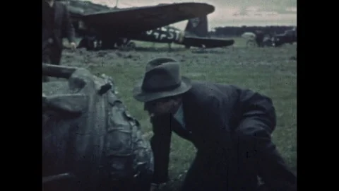 1943-Heeresversuchsanstalt PeenemÙnde / V2 / Germany / 1942 - 1943 Stock Footage