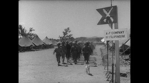 1943-Pacific War / Bataan / Philippines / 1943 Stock Footage 77912976