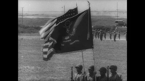 1943-Pacific War / Bataan / Philippines / 1943 Stock Footage 77913038