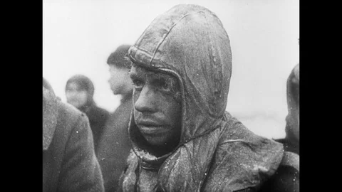 1943-Second World War / Battle of Stalingrad / Capitulation / German Soldier / Stock Footage 77897892