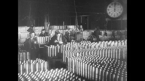 1943-Second World War / Defense Industry / New Year's Eve / Russia / Jan 1, 1943 Stock Footage 77897836