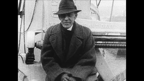 1943-Sergei Rachmaninoff / Composer / 1933 - 1943 Stock Footage