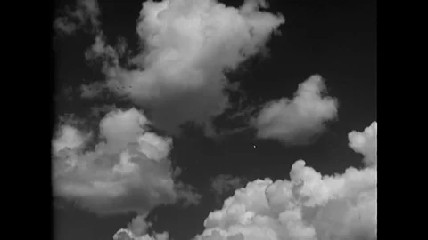 1943 - A squadron of Curtiss SB2C Helldivers can be seen flying from the ground. Stock Footage 100557542