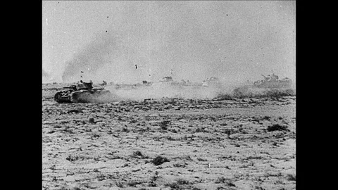1943-Western Desert Campaign / Second World War / Libya / 1943 Stock Footage 77834611