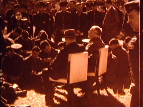 1943-Winston Churchill / Speech / End of War / 1945 Stock Footage