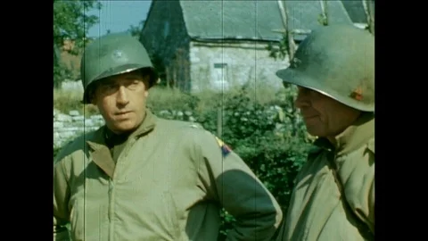 1944-3rd Armored Division / Belgium / 1945 Stock Footage
