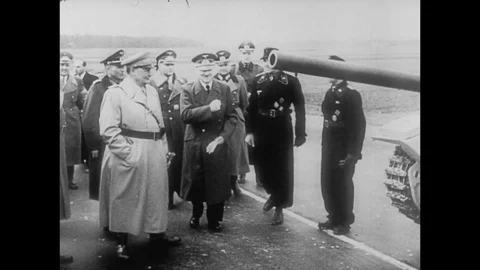 1944-Adolf Hitler / Troop Visit / Germany / 1944 Stock Footage 77874872