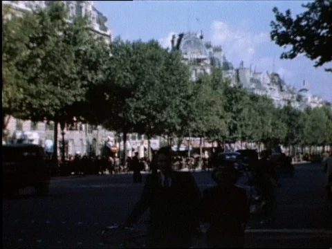 1944-Allied Soldier / Paris / Second World War / 1944 Stockbeeldmateriaal 77863424