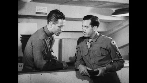1944-American Army / Training Camp / Second World War / 1944 Stock Footage 77914097