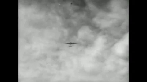 1944 - Atomic bombs are dropped on Hiroshima and Nagasaki in Japan in World War Video stock 83460056