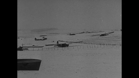 1944-Battle of the Bulge / Second World War / Belgium / 1944 Stock Footage
