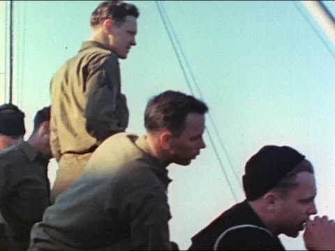 1944-D-Day / Soldier / Second World War / 1944 Stock Footage 77860810