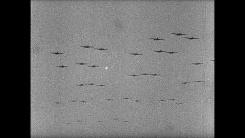 1944-Dwight D. Eisenhower / USA / 1942 - 1951 Stock Footage 77986853