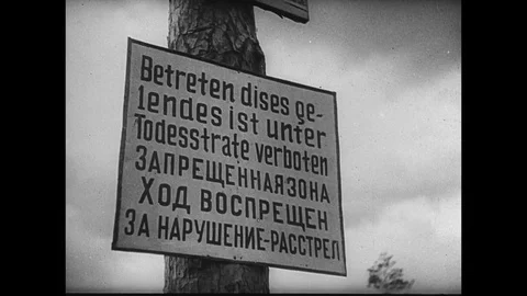 1944-Eastern Front / War Crime / Bryansk / Russia / 1943 - 1944 Stock Footage