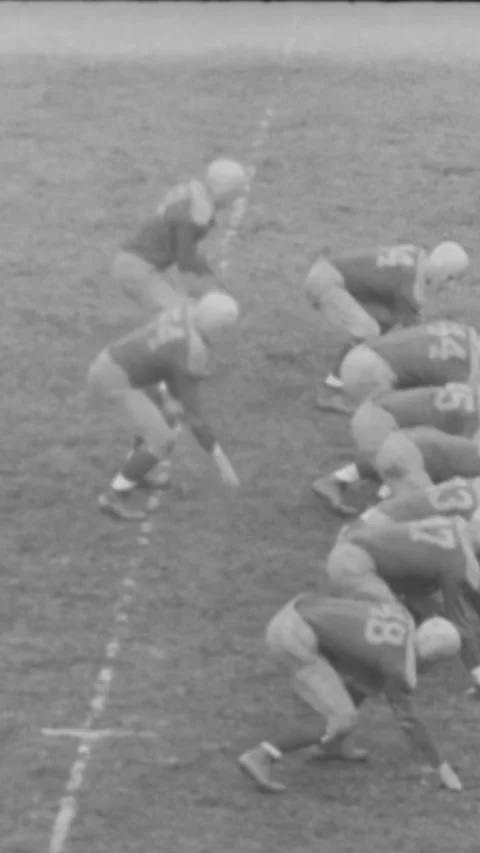 1944 - The Green Bay Packers win the title game against the New York Giants. Stock Footage 284124917