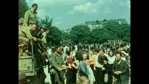 1944-Liberation of Paris / Second World War / 1944 Stock Footage 77814655