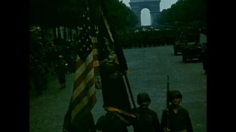 1944-Liberation of Paris / Second World War / 1944 Stock Footage 77814690