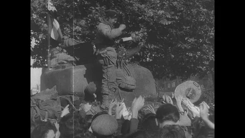 1944-Liberation of Paris / Second World War / France / 1944 Stock Footage 77915225