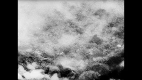 1944-Mount Vesuvius / Volcanic Eruption / Italy / 1944 Stock Footage