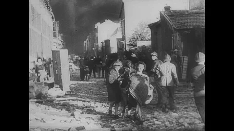 1944-Operation Overlord / Second World War / France / 1944 Stock Footage 77894976