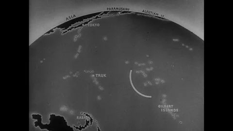 1944-Pacific War / Second World War / 1944 Stock Footage
