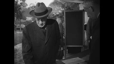 1944-Presidential Elections / USA / 1944 Stock Footage
