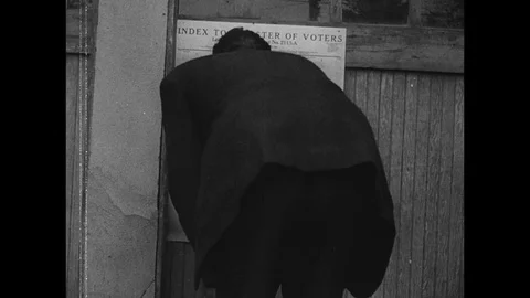 1944-Presidential Elections / USA / 1944 Stock Footage