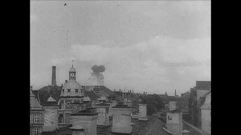 1944-Second World War / Copenhagen / Denmark / 1944 Stock Footage 77990461