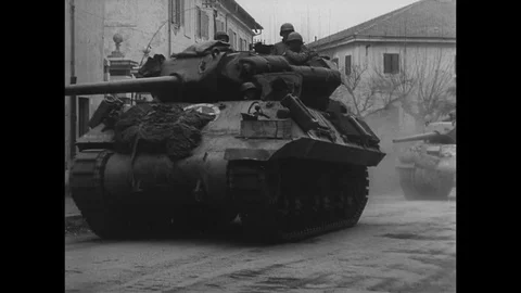 1944-Second World War / Invasion / Italy / 1944 Stock Footage 77914559