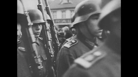 1944-Second World War / Schutzstaffel / Germany / 1944 Stock Footage