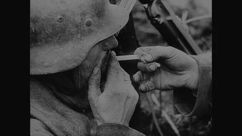 1944-Second World War / Wehrmacht / Soldier / 1944 Stock Footage