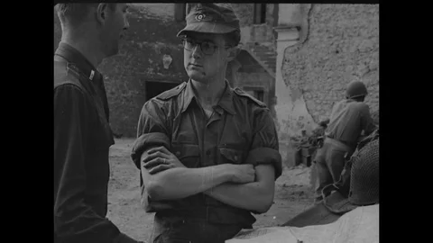 1944-Second World War / Wehrmacht / Soldier / 1944 Stock Footage