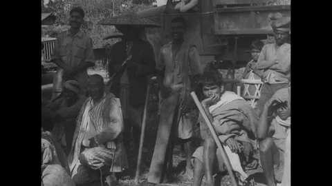 1944-Swing Patrol Band / Concert / G.I. / Second World War / 1944 Stock Footage