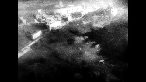 1944-Volcanic Eruption / Destruction / Italy / 1944 Stock Footage
