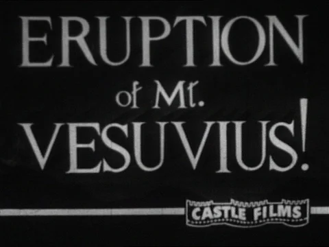 1944-Vulcano / Volcanic Eruption / 1940-1949 Stock Footage