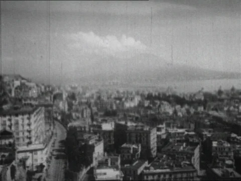 1944-Vulcano / Volcanic Eruption / 1940-1949 Stock Footage