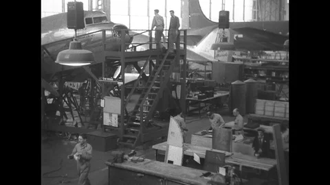 1944-War Veteran / Second World War / USA / 1944 Stock Footage