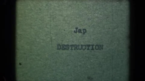 1944:MANILLA PHILIPPINES.View Of Typed Destruction Sign On White Typing Paper Stock Photos