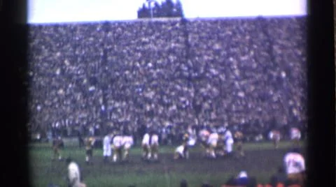 1944:SAN FRANCISCO CALIFORNIA.College Football Game Pecked Stadium Stock Photos