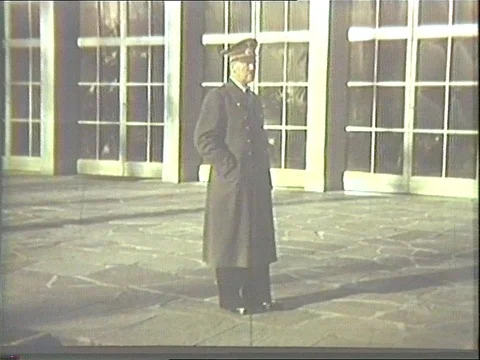 1945-Adolf Hitler / Visit / Obersalzberg / 3rd Reich Stock Footage