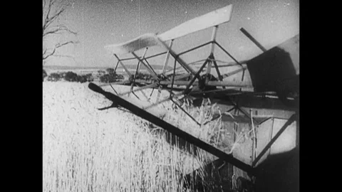 1945-Agriculture / USSR / 1939 - 1945 Stock Footage